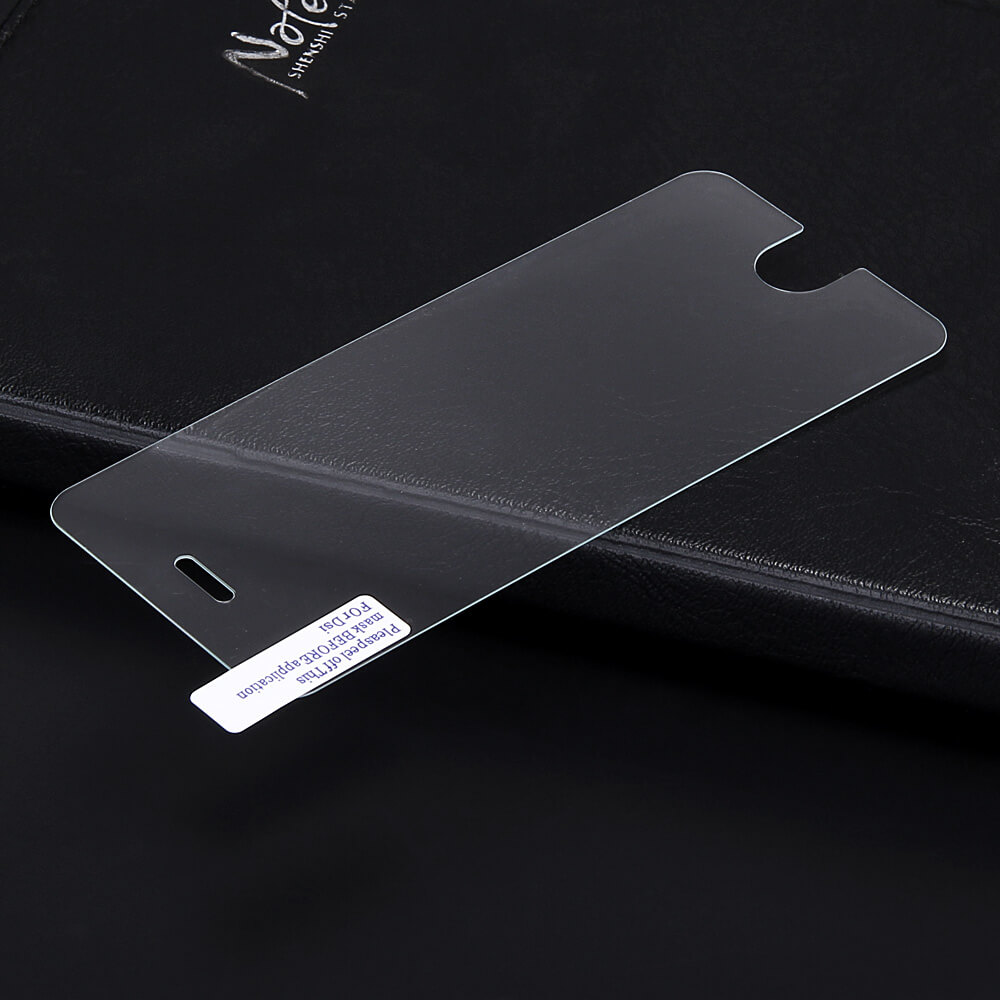 Makibes For iPhone 5SE/5S Toughened Tempered Glass 0.33mm Arc Edge Screen Protector Film Screen Cover - Transparent