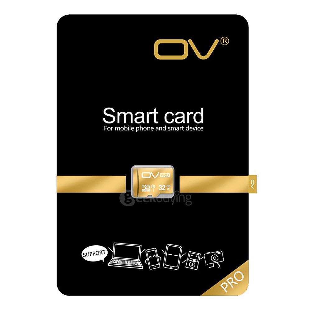 OV UHS-I U3 32GB Micro SD Card TF Card High Speed Mobile Phone Memory Card - Gold