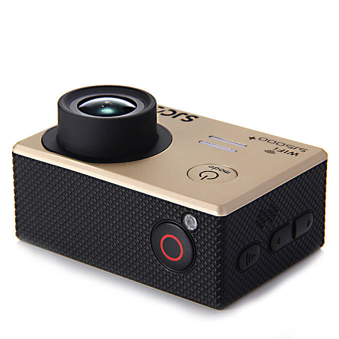 SJCAM SJ5000 Plus 1.5inch Sport Cam Ambarella A7LS75 16MP 1080P 60FPS WiFi Action Camera 170 Lens HD Car DVR - Golden