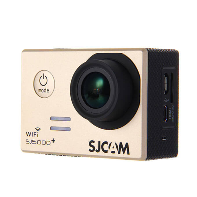 SJCAM SJ5000 Plus 1.5inch Sport Cam Ambarella A7LS75 16MP 1080P 60FPS WiFi Action Camera 170 Lens HD Car DVR - Golden