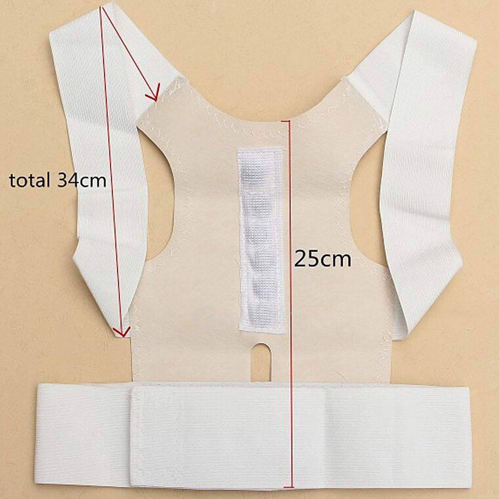L Magnet Therapy Posture Corrector Magnetic Shoulder Back Brace Adjustable Belt Vest for Man & Woman