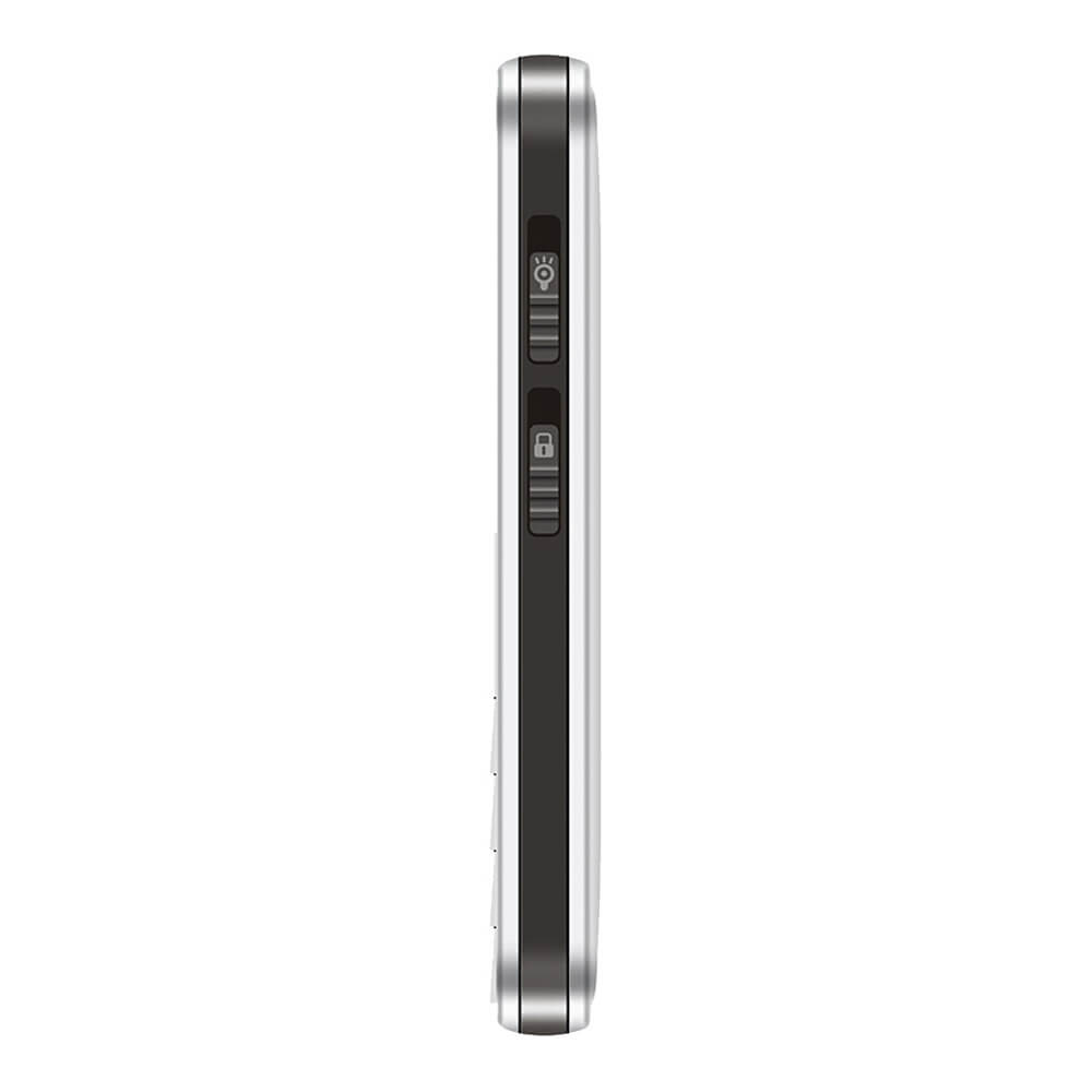 ZTE L580 2.3inch Old Man Mobile Phone MTK6250A 2.3 Inch Screen 32MB ROM+64MB RAM SOS FM Camera GSM 900/1800MHz MP3 LED flashlight - White