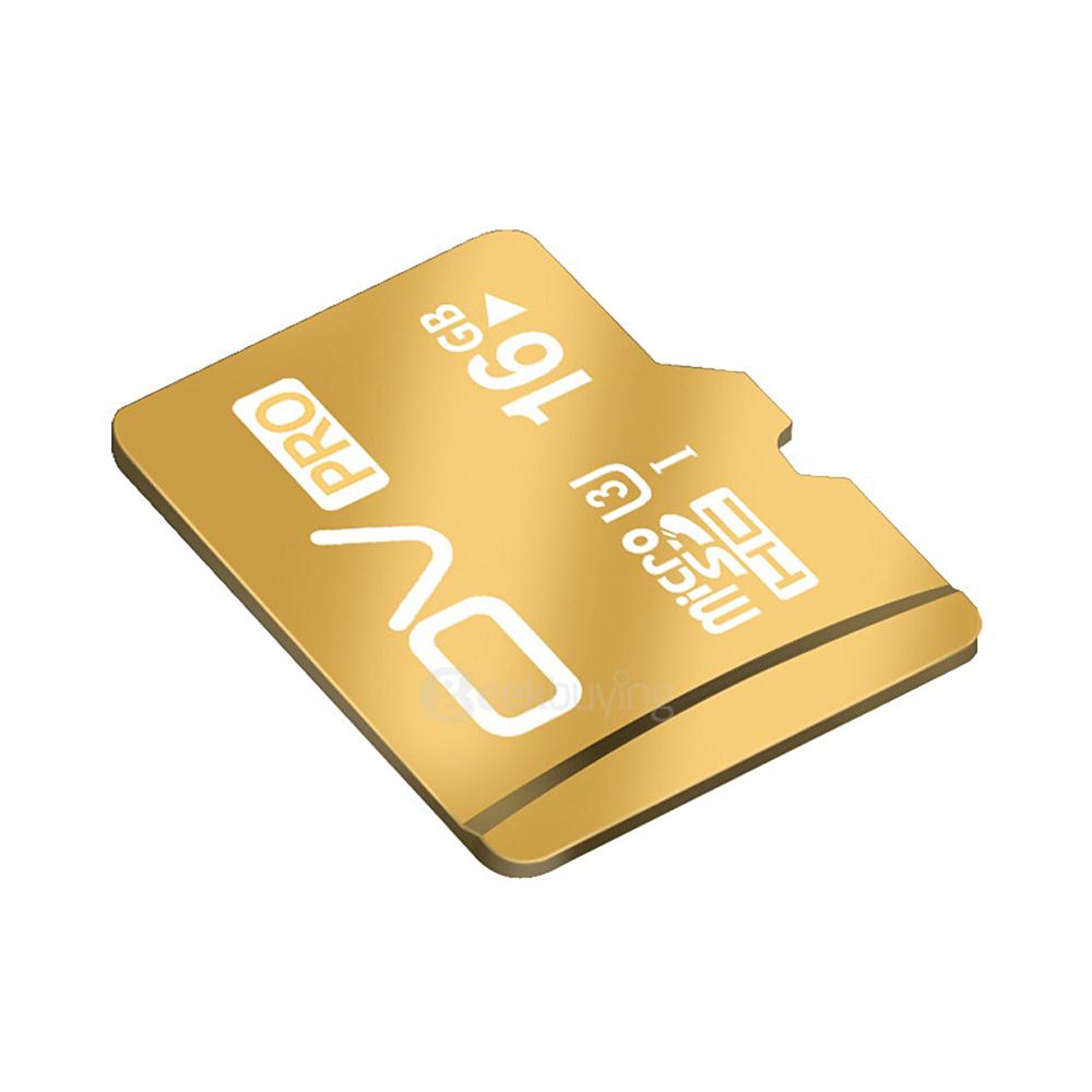 OV UHS-I U3 16GB Micro SD Card TF Card High Speed Mobile Phone Memory Card - Gold