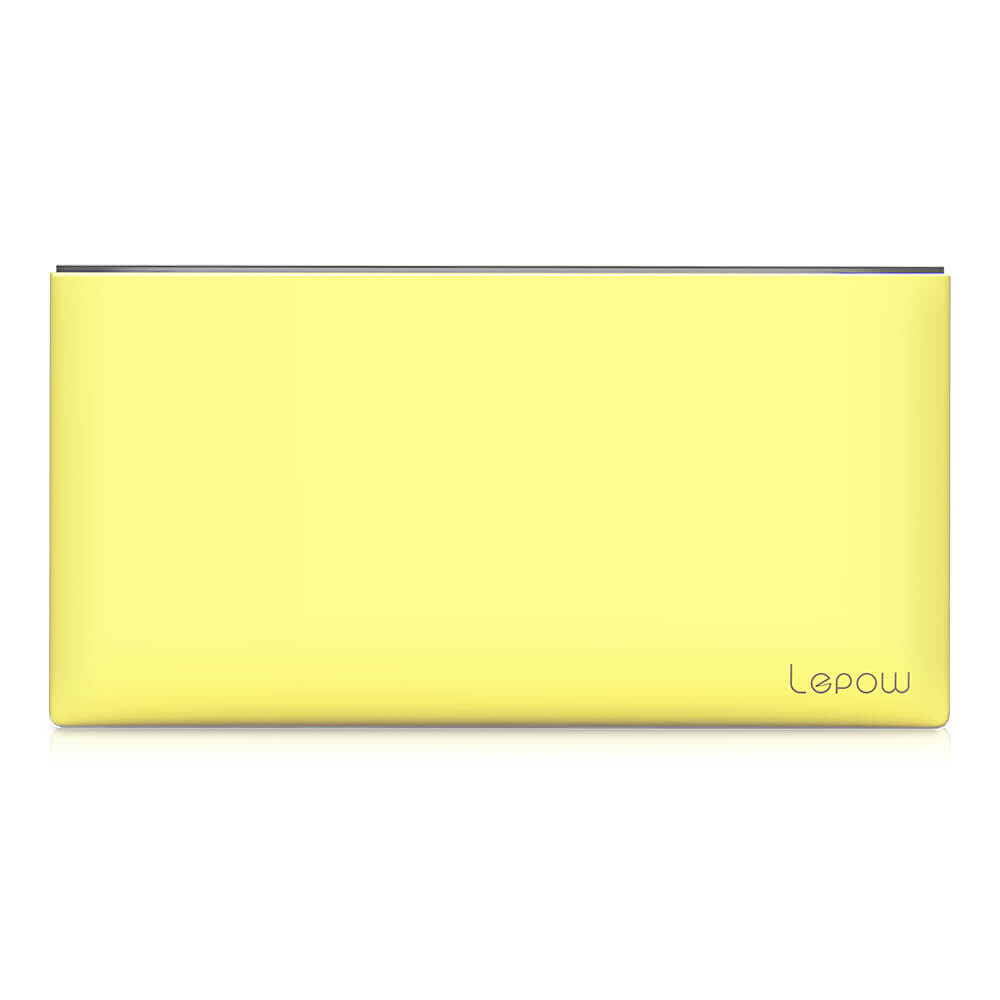 Lepow POKI Series 5000mah Portable Smart Power Bank External Battery - Yellow