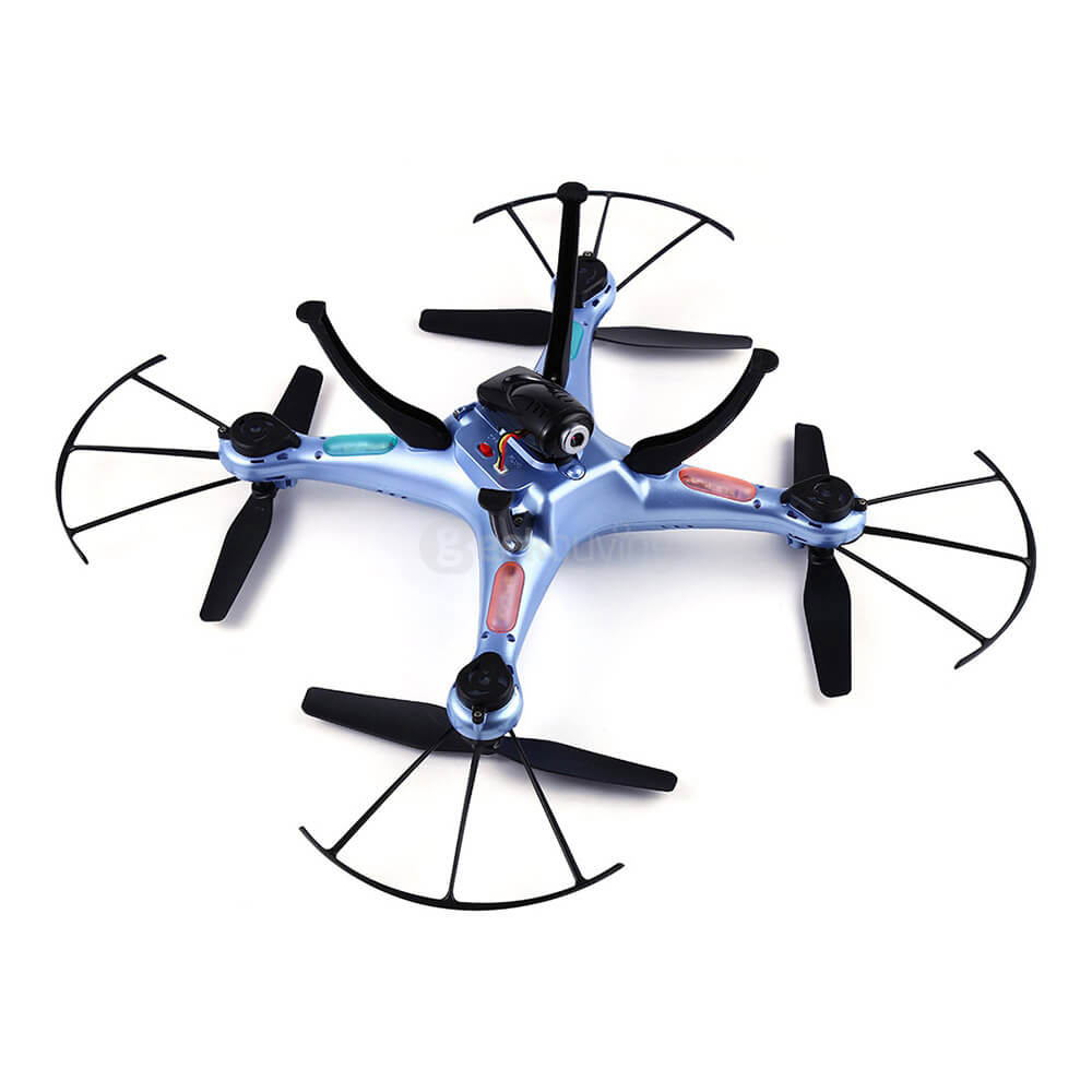 Syma X5HC With 2MP HD Camera 3D Roll Altitude Hold Headless Mode 2.4G 4CH 6Axis RC Quadcopter RTF - Blue