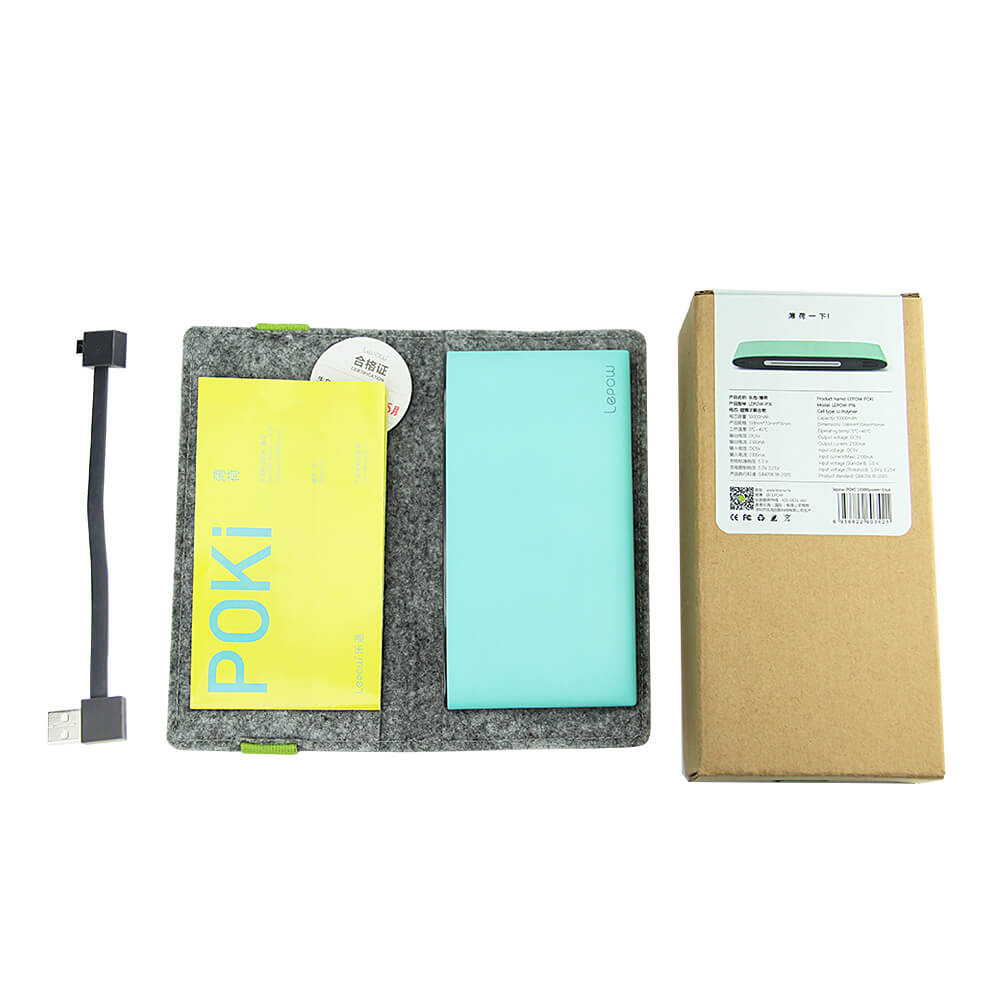 Lepow POKI Series 5000mah Portable Smart Power Bank External Battery - Yellow