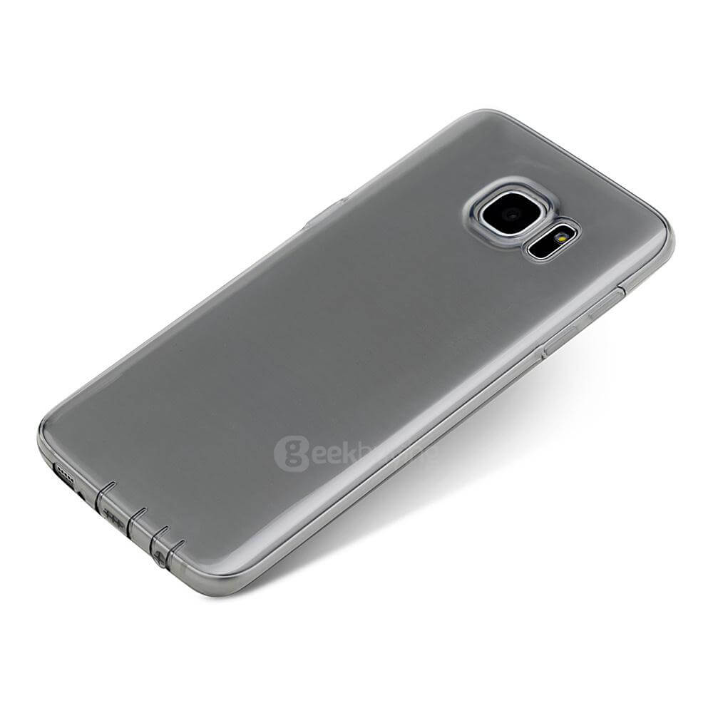 ROCK Case For Samsung Galaxy S7 Edge Ultrathin Invisible Protective TPU Phone Cover - Transparent Black