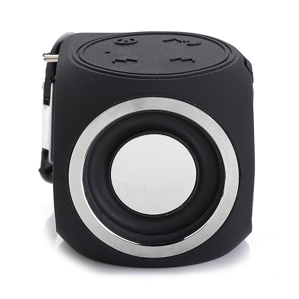 DT-B660 Portable Mini IPX7 Waterproof Bluetooth4.1 Speaker Handsfree Wireless Shower Speaker for Smartphones - Black