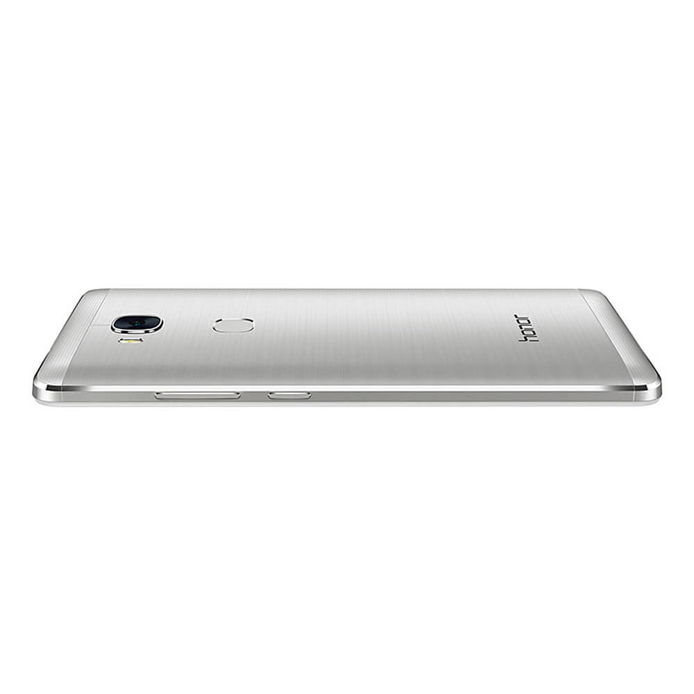 HUAWEI HONOR 5X 5.5inch FHD Android 5.1 2GB 16GB 4G LTE Smartphone 64bit Qualcomm Snapdragon 616 Octa Core Touch ID 5.0MP+13.0MP Metal Body 3000mAh - Silver
