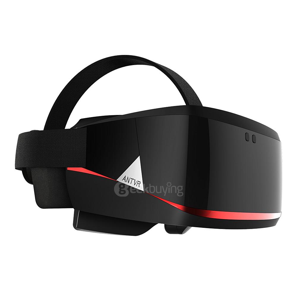 ANTVR Kit 3D Immersive Virtual Reality VR Headset for PC 1080P FHD VR Helmet 100FOV Distortion Free - Black