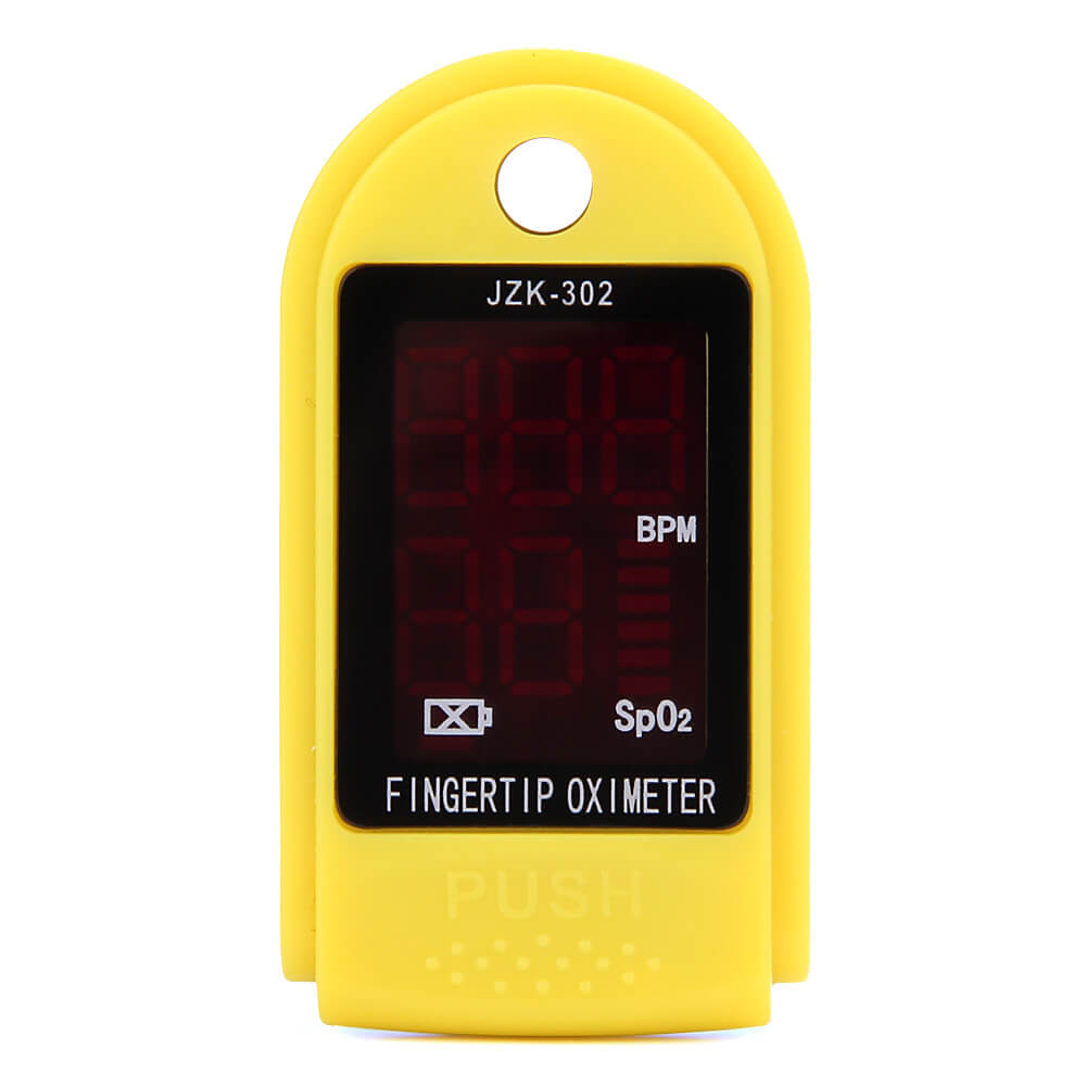 jzk-302 Pulse Oximeter - Yellow