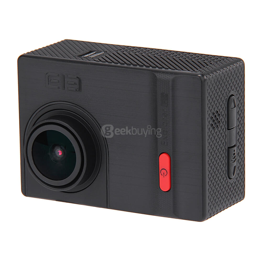 Elephone Explorer Pro 2.0inch TFT 4K 12MP NTK96660 WiFi Action Camera with 170 / 120 / 90 Wide Angles Voice Broadcast Sports Camera with 2.4G Remote Controller - Black