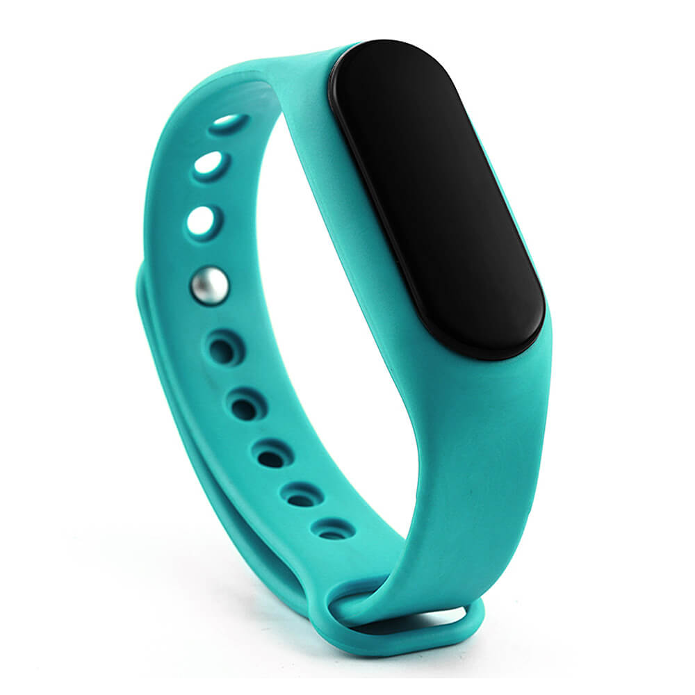 New Kimlink Bluetooth 4.0 Smart Bracelet Heart Rate Monitor Fitness Sports Tracker IP56 TPU Smartband for Android iOS - Blue