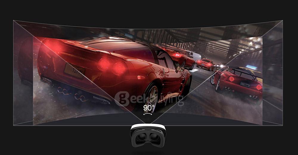 LING VR 1 Head Mounted Virtual Reality VR Headset IPD Focus Adjustable 90FOV with Gamepad for 4.7-5.7inch Smartphone