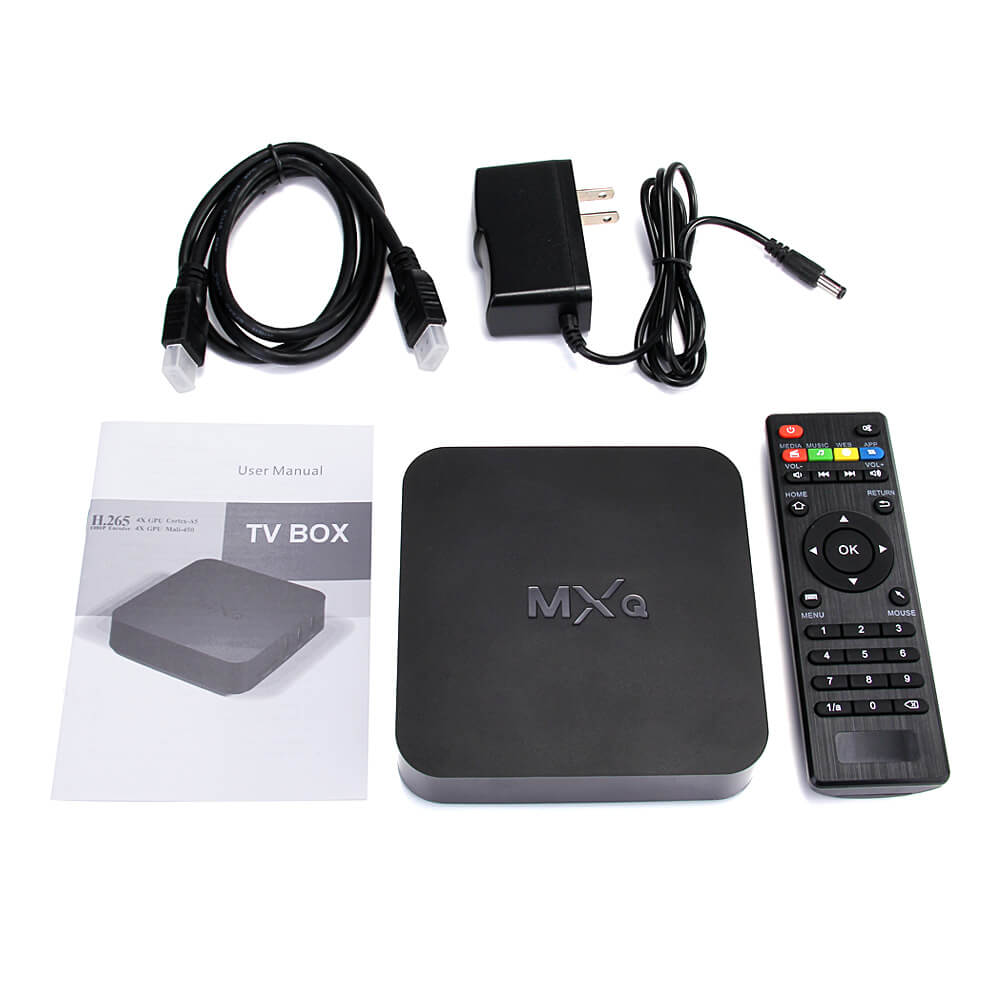 MXQ Amlogic S805 Smart TV Box Android 4.4.2 1G/8G 802.11b/g/n LAN H.265 HDMI Miracast DLNA