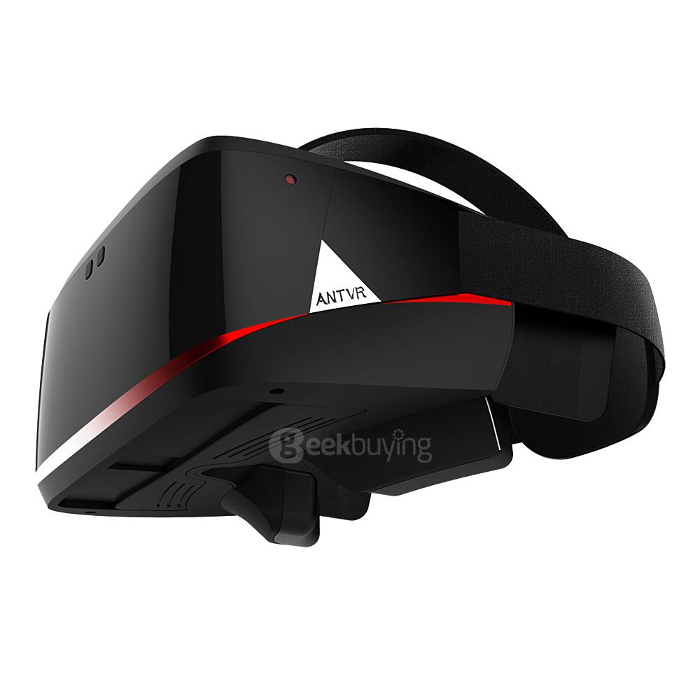 ANTVR Kit 3D Immersive Virtual Reality VR Headset for PC 1080P FHD VR Helmet 100FOV Distortion Free - Black