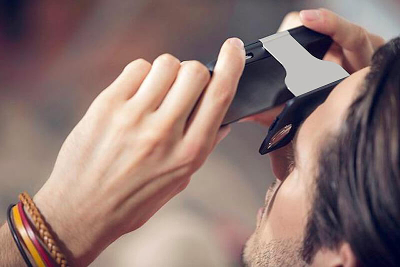 3D VR CASE Virtual Reality VR Box FOV75 VR Lens Cover For Apple iPhone 6 6S Plus - Rose