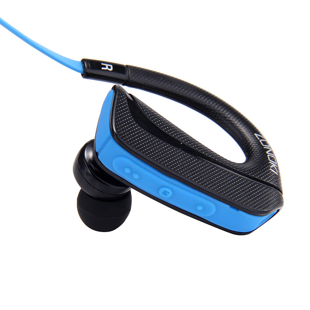 Zonoki B198 Wireless Bluetooth Stereo Headphone Sport Music BT4.0 Headset with MIC - Sky Blue