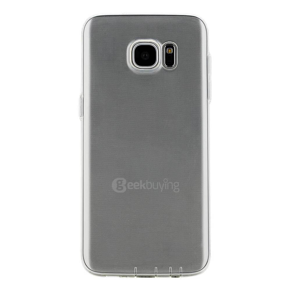 ROCK Case For Samsung Galaxy S7 Edge Ultrathin Invisible Protective TPU Phone Cover - Transparent Black