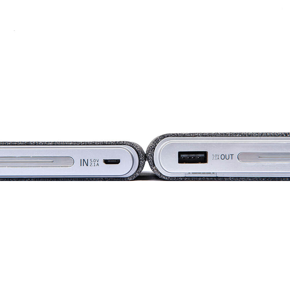 Lepow POKI Series 12000mah Portable Smart Power Bank External Battery - Gray