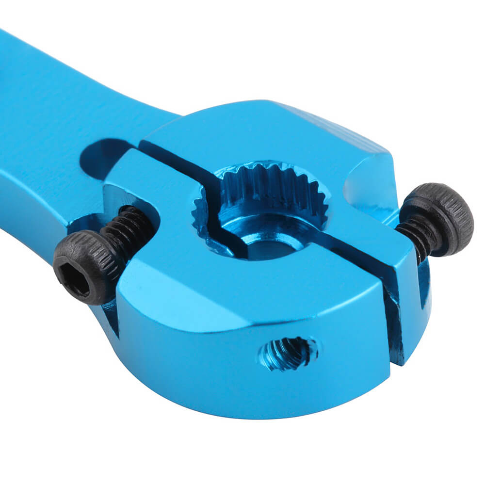 CNC Aluminum Servo Horn Arm 25T For Futaba Standard Servos 25T - Blue