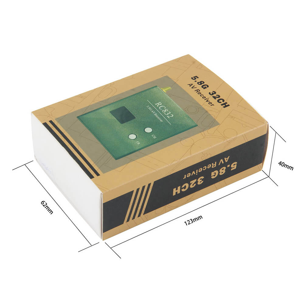 32Ch 600mw RC832 5.8G 3.5km Wireless AV Transmitter Power Off Memory for FPV