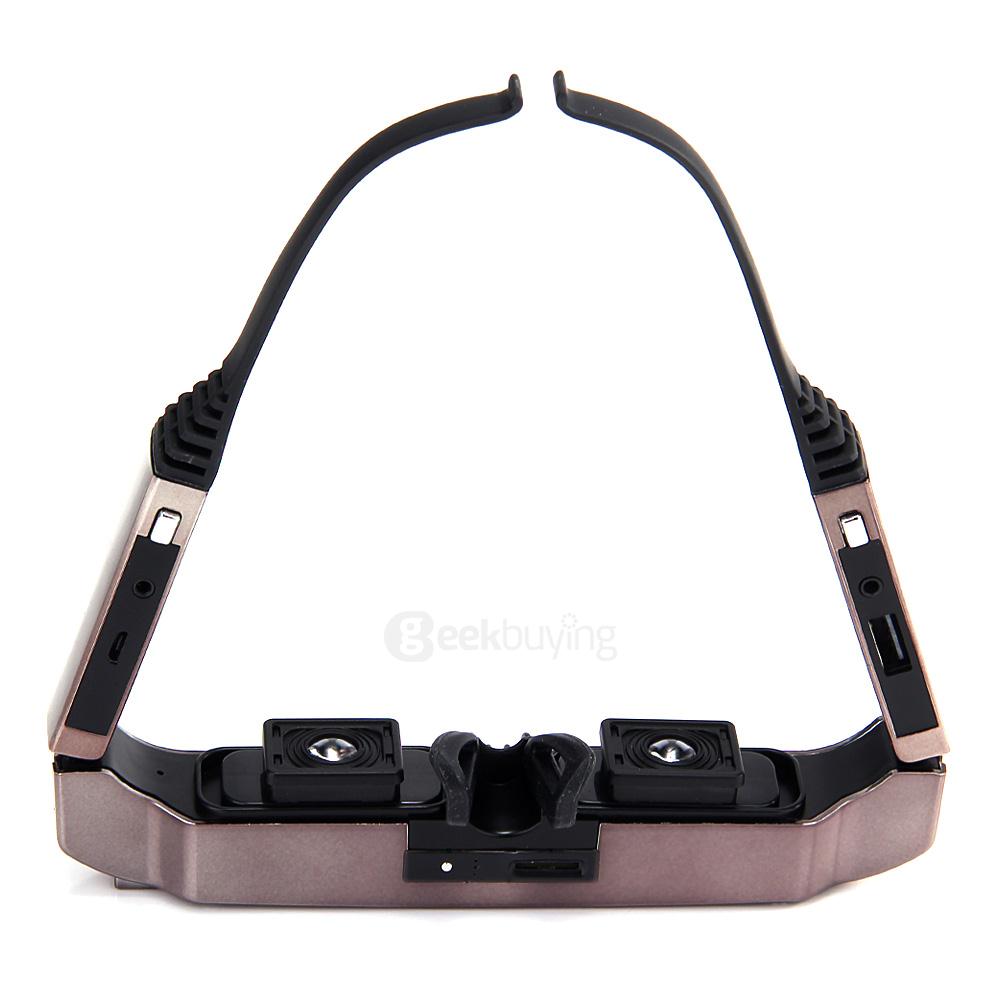 VISION-800 3D Video Glasses 3D Goggles Android 4.4 MTK6582 1G/2G 5MP AC WIFI BT4.0 2060P MIC