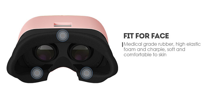 Baofeng Mojing XD 3D Immersive Virtual Reality VR Headset FOV60 IPD Adjustable for 5-6inch Smartphones - White