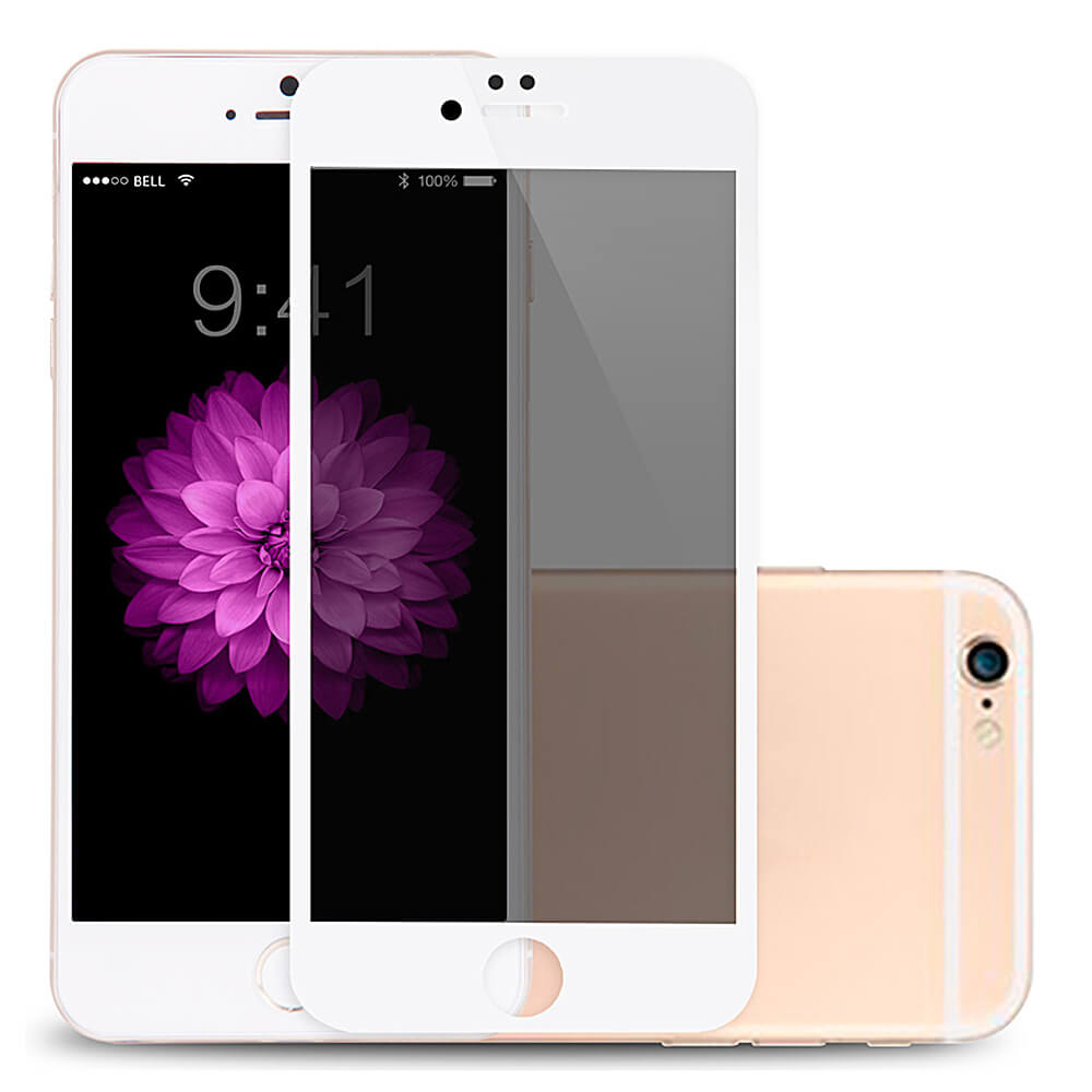 Benks OKR+PRO 0.3mm Full-Size Tempered Glass Screen Protector For iPhone 6 / 6S Anti-spy Anti-burst 9H Hardness Glass Film - White