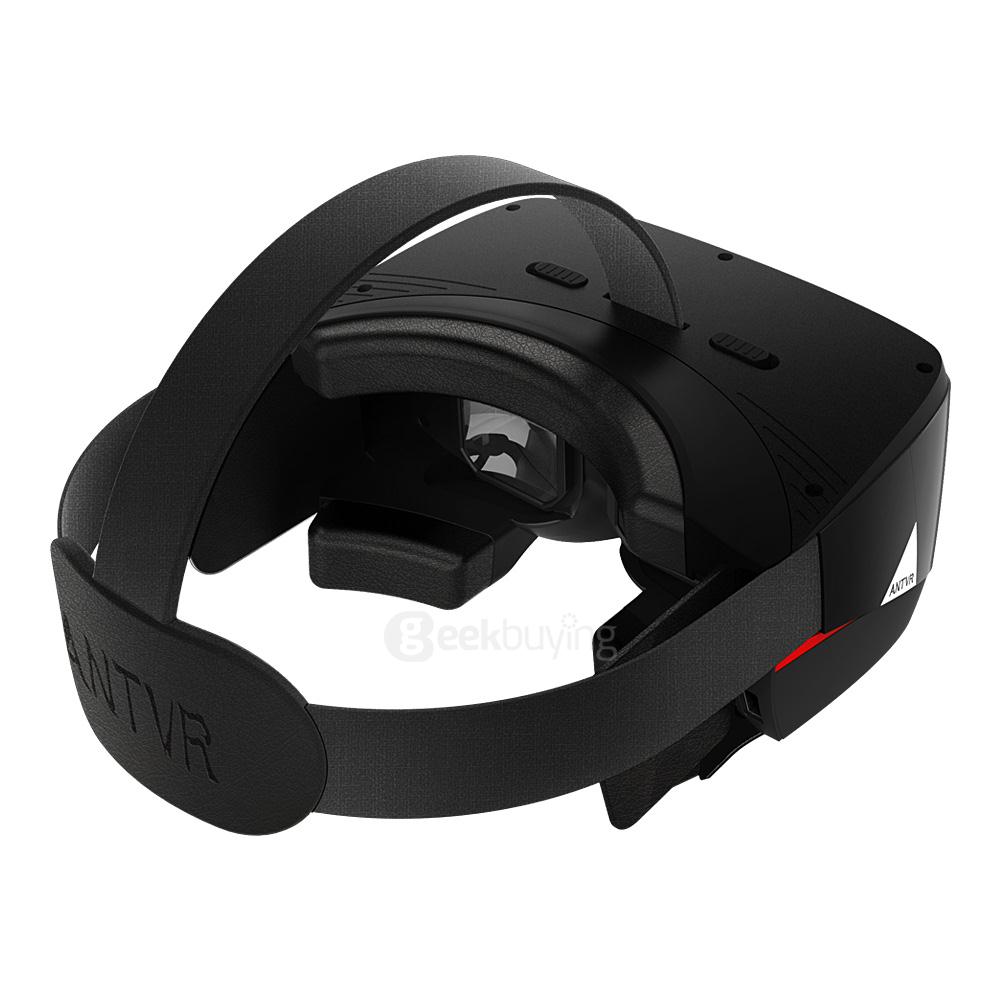 ANTVR Kit 3D Immersive Virtual Reality VR Headset for PC 1080P FHD VR Helmet 100FOV Distortion Free - Black