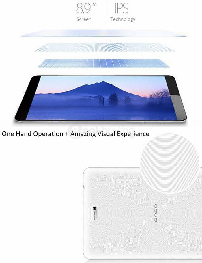 ONDA V891 Dual OS Windows10 + Android4.4 8.9 inch 2GB/32GB Tablet PC Intel Z3735F Quad Core 1.83Ghz HDMI - Black+White