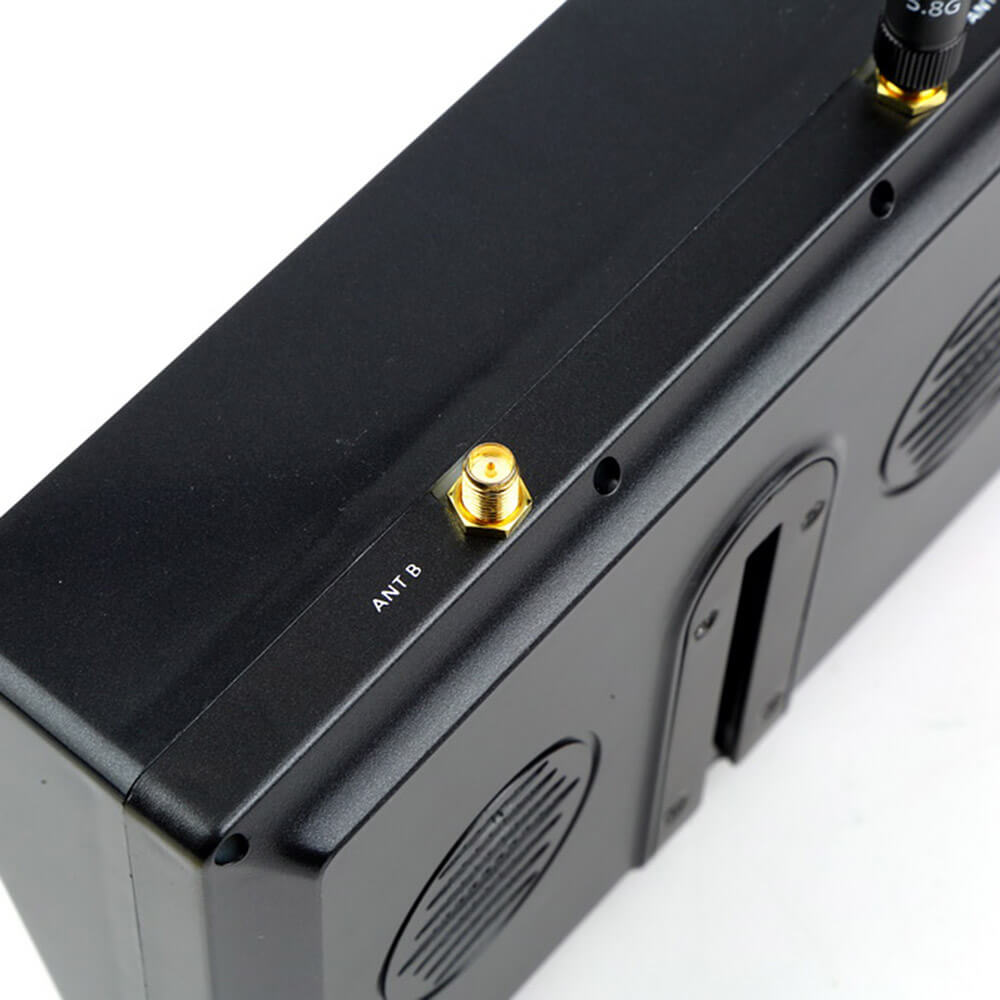 RX LCD 5802 5.8GHz LCD Diversity Receiver 7 Inch Monitor Built-in Battery