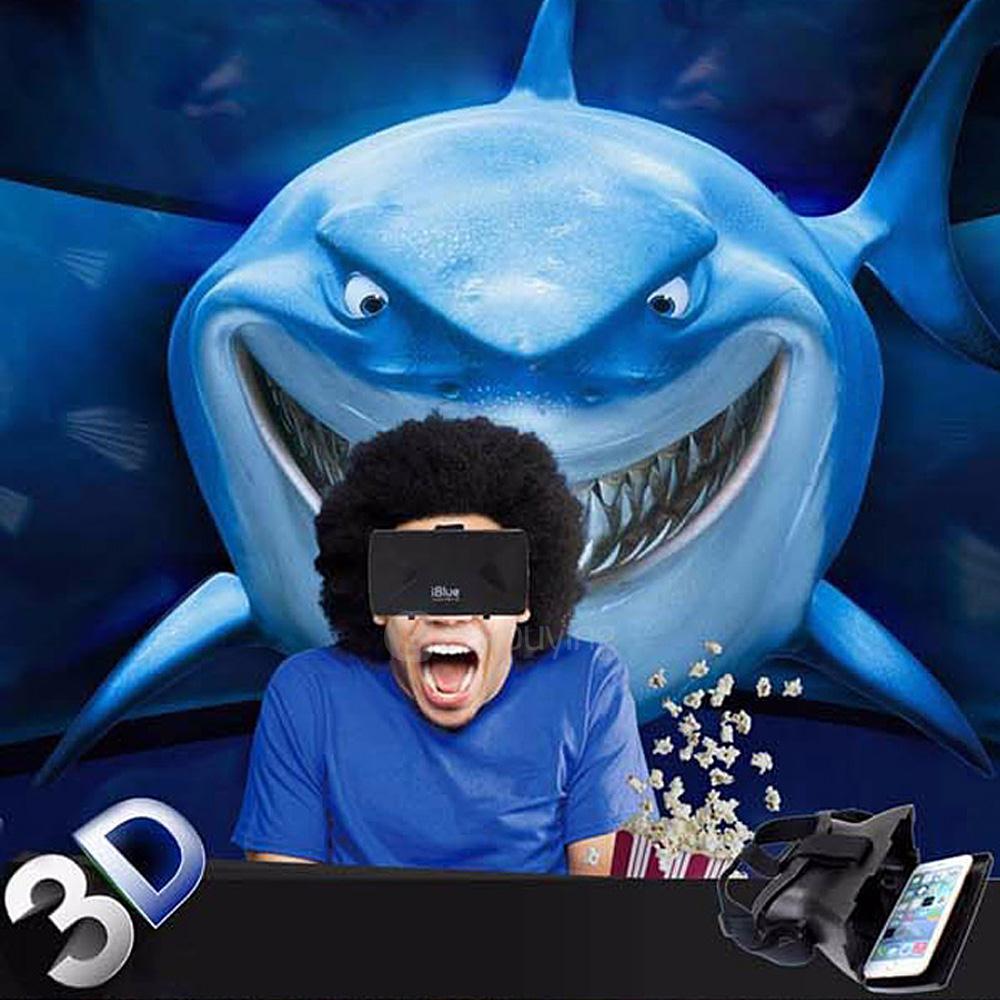 iBlue Universal 3D Virtual Reality VR Headset 3D Private Theater FOV75 for 4-5.5 inches Smartphone