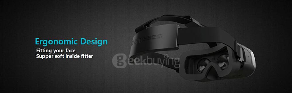 3Glasses D2 3D Virtual Reality VR Headset PC Version 2K with Touch Panel FOV110 IPD Adjustable 3D Private Theater