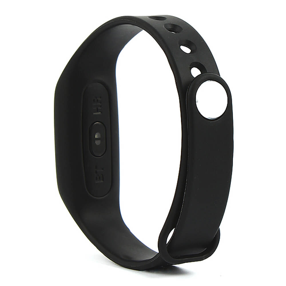 New Kimlink Bluetooth 4.0 Smart Bracelet Heart Rate Monitor Fitness Sports Tracker IP56 TPU Smartband for Android iOS - Black