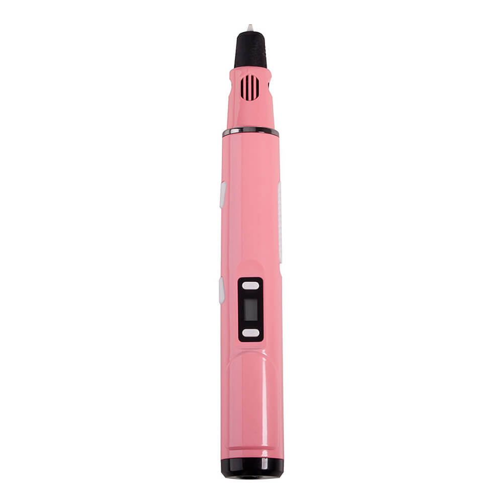 Original 3D Stereo Drawing Pen Gen III 0.4 mm Nozzle For 3D Drawing Doodling EU Plug - Pink