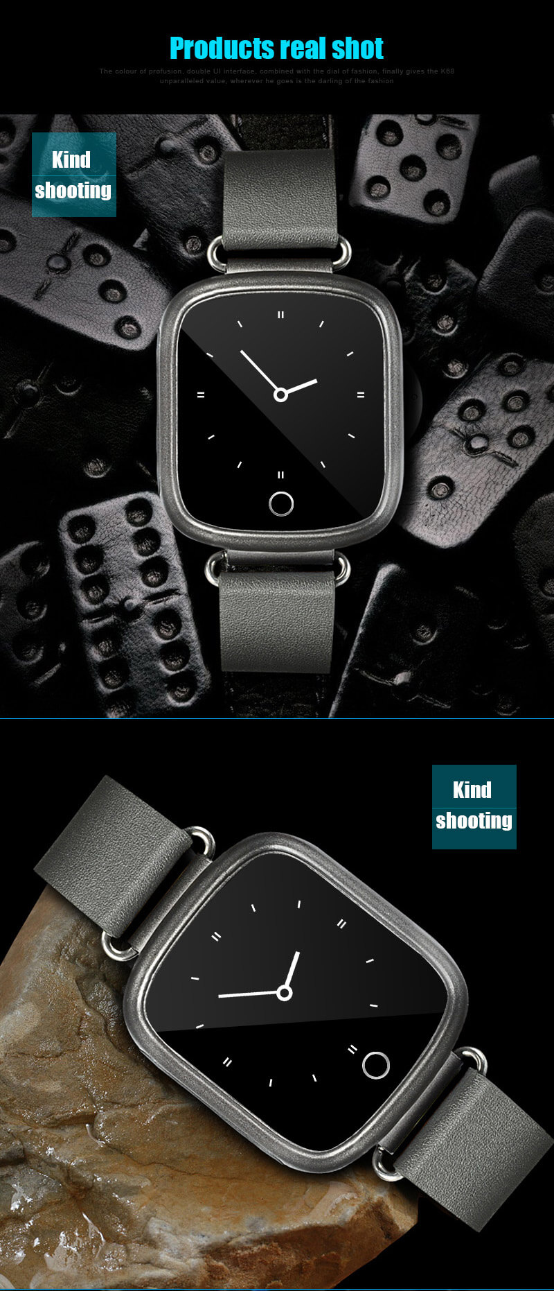 Aiwatch Q8 Smart Watch Phone MTK6261 Bluetooth GSM SIM Card Sleep Monitor Fitness Tracker Anti-lost With 1.44