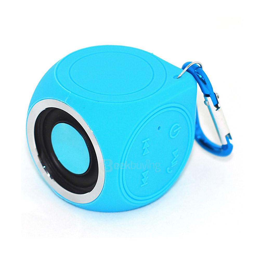 DT-B660 Portable Mini IPX7 Waterproof Bluetooth4.1 Speaker Handsfree Wireless Shower Speaker for Smartphones - Blue