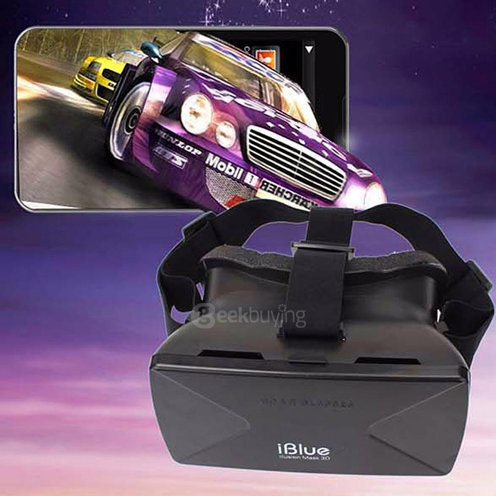 iBlue Universal 3D Virtual Reality VR Headset 3D Private Theater FOV75 for 4-5.5 inches Smartphone
