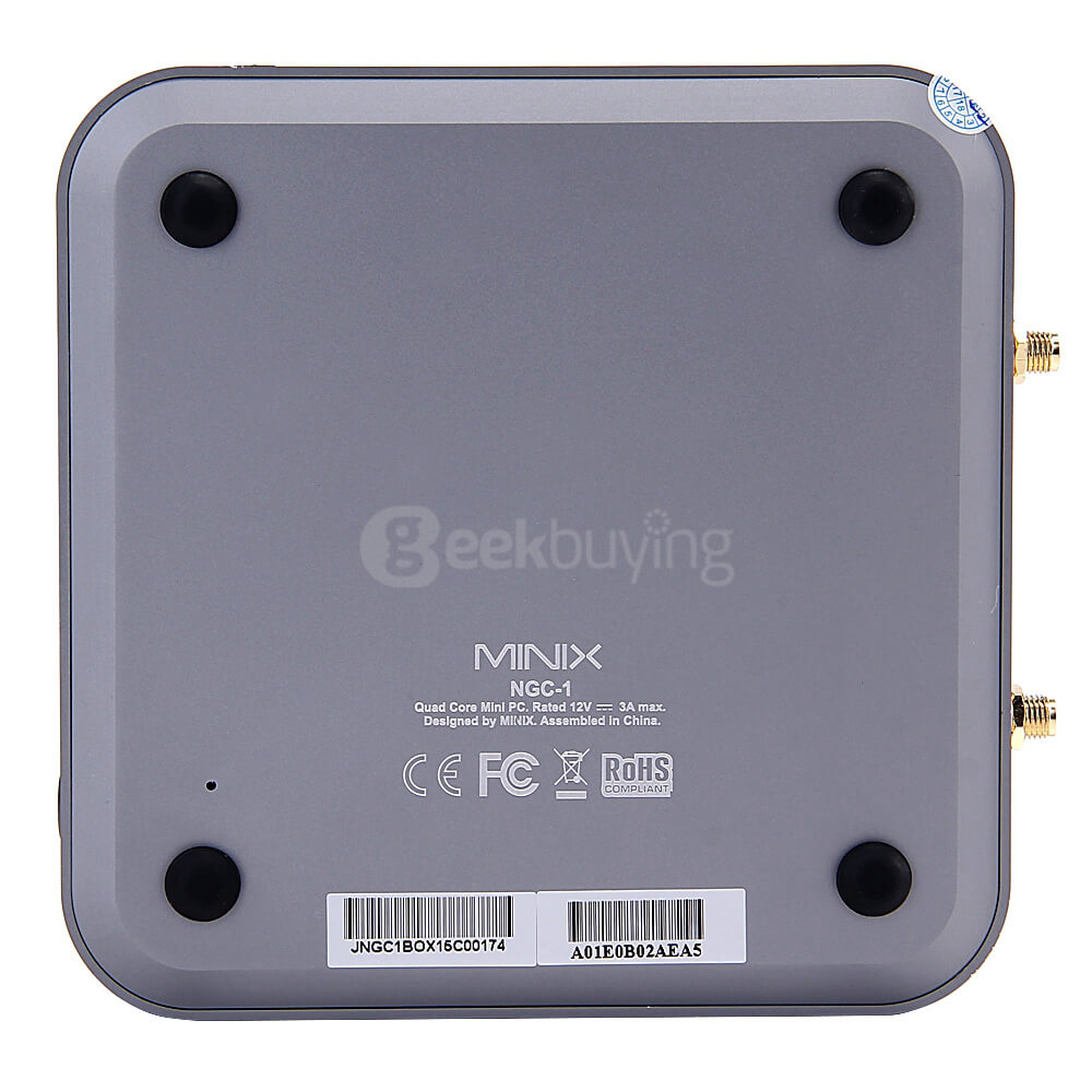 MINIX NGC-1 Celeron N3150 Windows 10 Home Version 64bit 4K MINI PC 4GB ROM 128GB SSD Bluetooth 4.2 802.11ac Gigabit LAN USB3.0