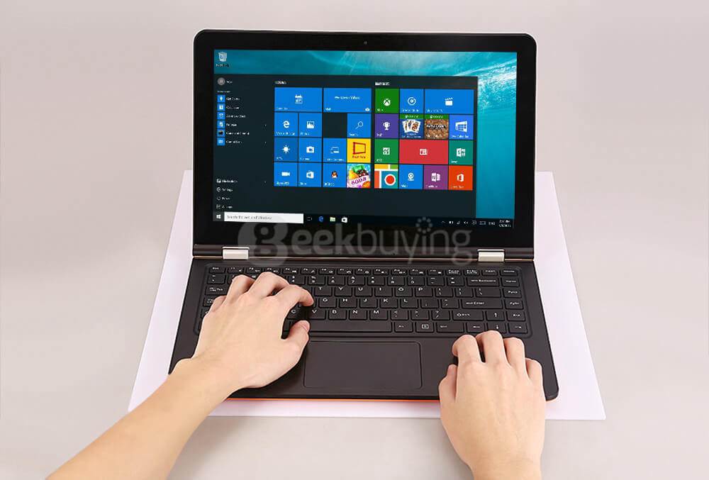 Voyo VBook V3 Flagship 4G Ultrabook 13.3 inch Windows10 4GB/128GB Stylus Tablet Intel Core M3-6Y30 Dual Core 2.2GHz IPS 1920*1080 HDMI - Orange