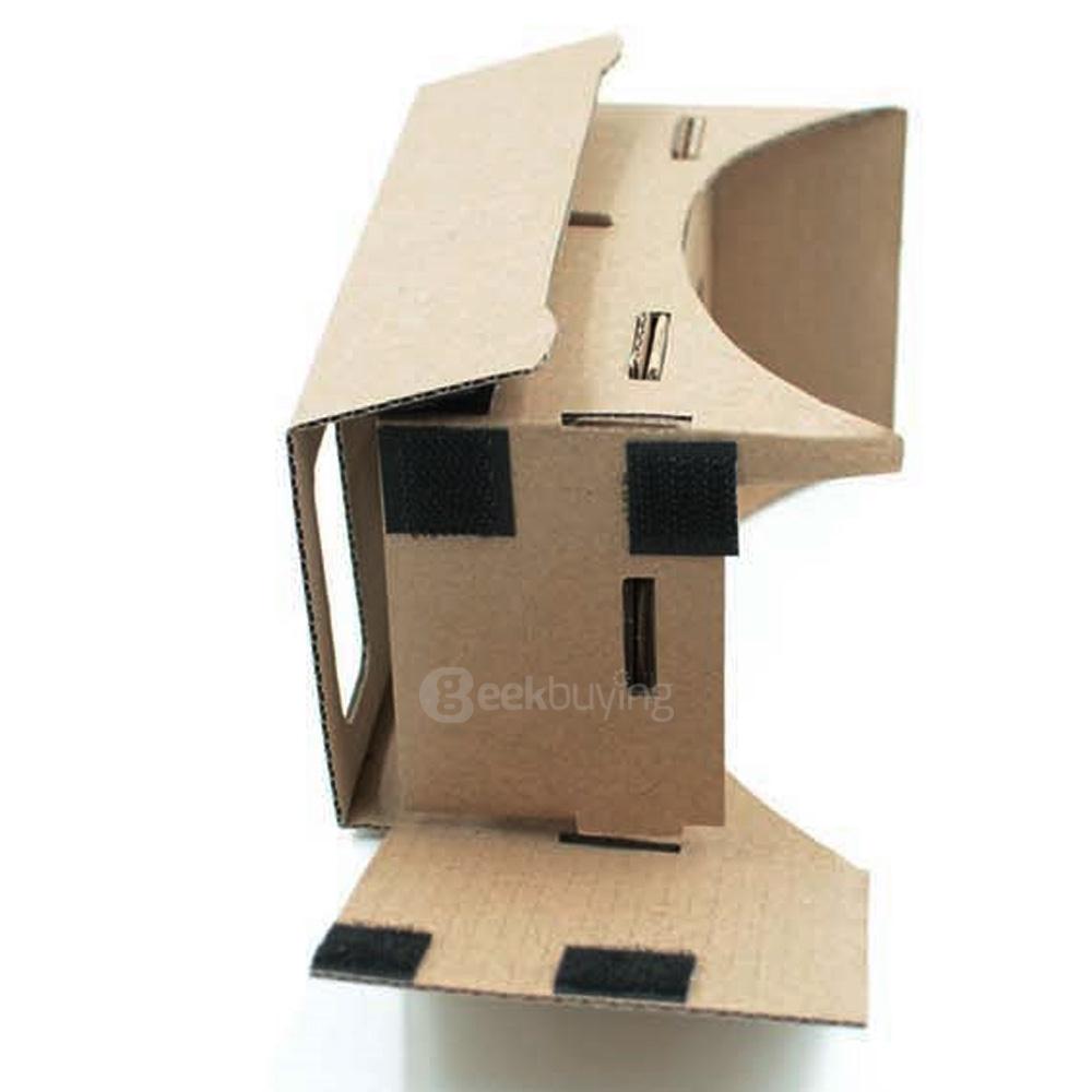 iBlue L098-A 3D VR Cardboard 3D VR Virtual Reality Headset Private Theater Magnetic Sensor FOV60 for 3.5-5.5 inch Smartphones