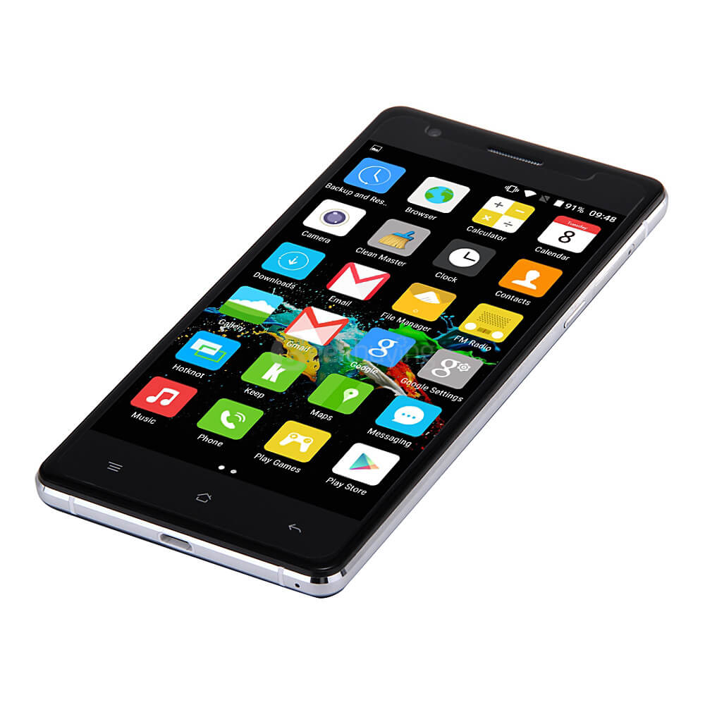 CUBOT S500 5.0inch IPS HD 4G FDD-LTE Android 5.1 Smartphone 2GB 16GB 64-bit MTK6735 Quad Core 13.0MP Touch ID - Black