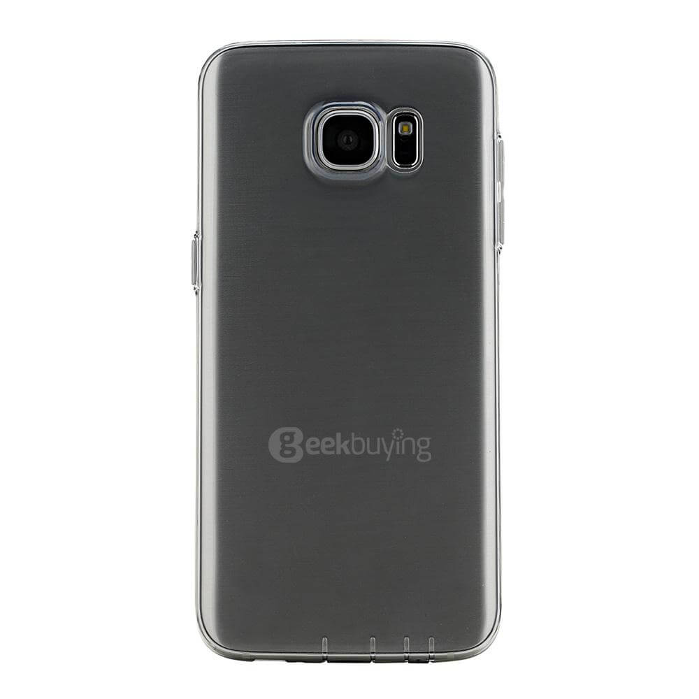 ROCK Case For Samsung Galaxy S7 Edge Ultrathin Invisible Protective TPU Phone Cover - Transparent Black