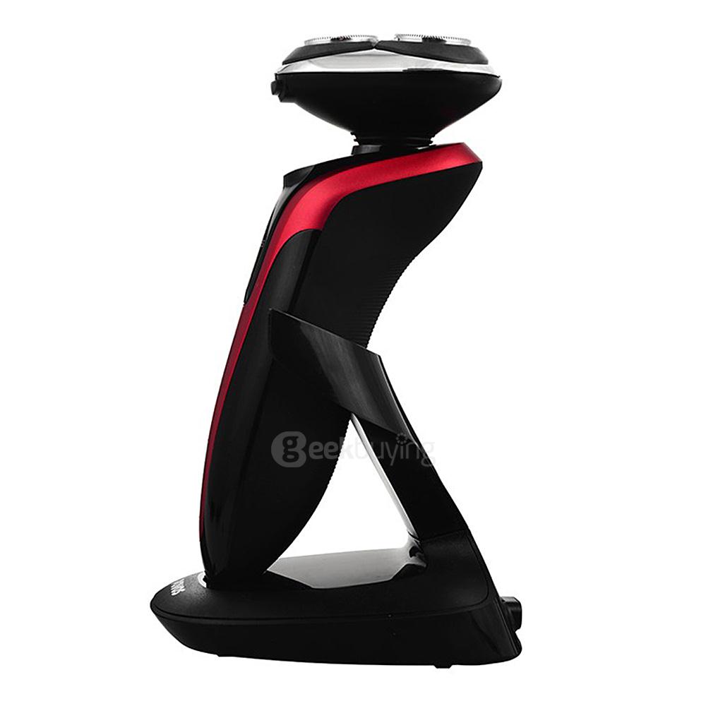 POVOS PD9209Q Professional 4D Fully Washable Soft-touch Switch Shaver 360 Degrees Rotation Triple Head Trimmer