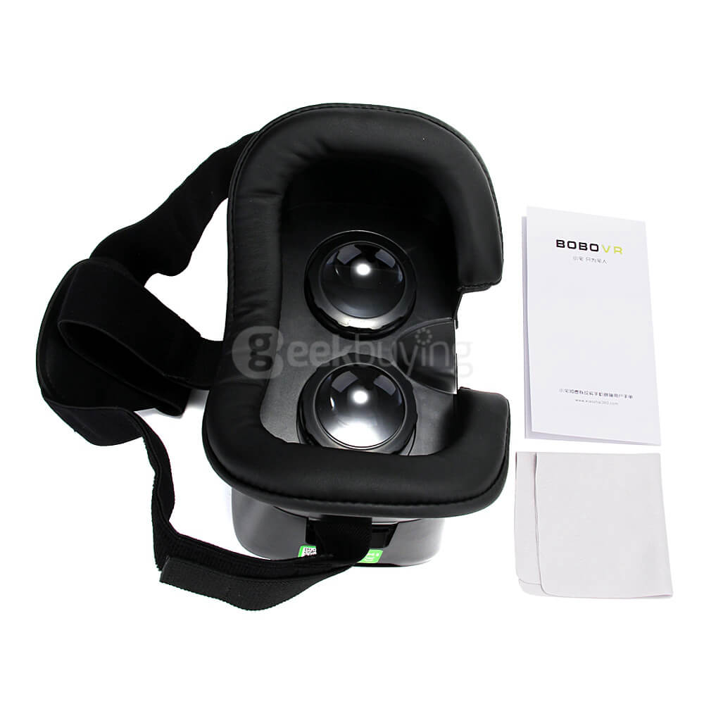 Xiaozhai II BoboVR Z2 3D VR Headset FOV85 Head-Mounted 3D Video Viewing Headset Adjustable IPD for 4.0-6.0 inches Smartphones - Black