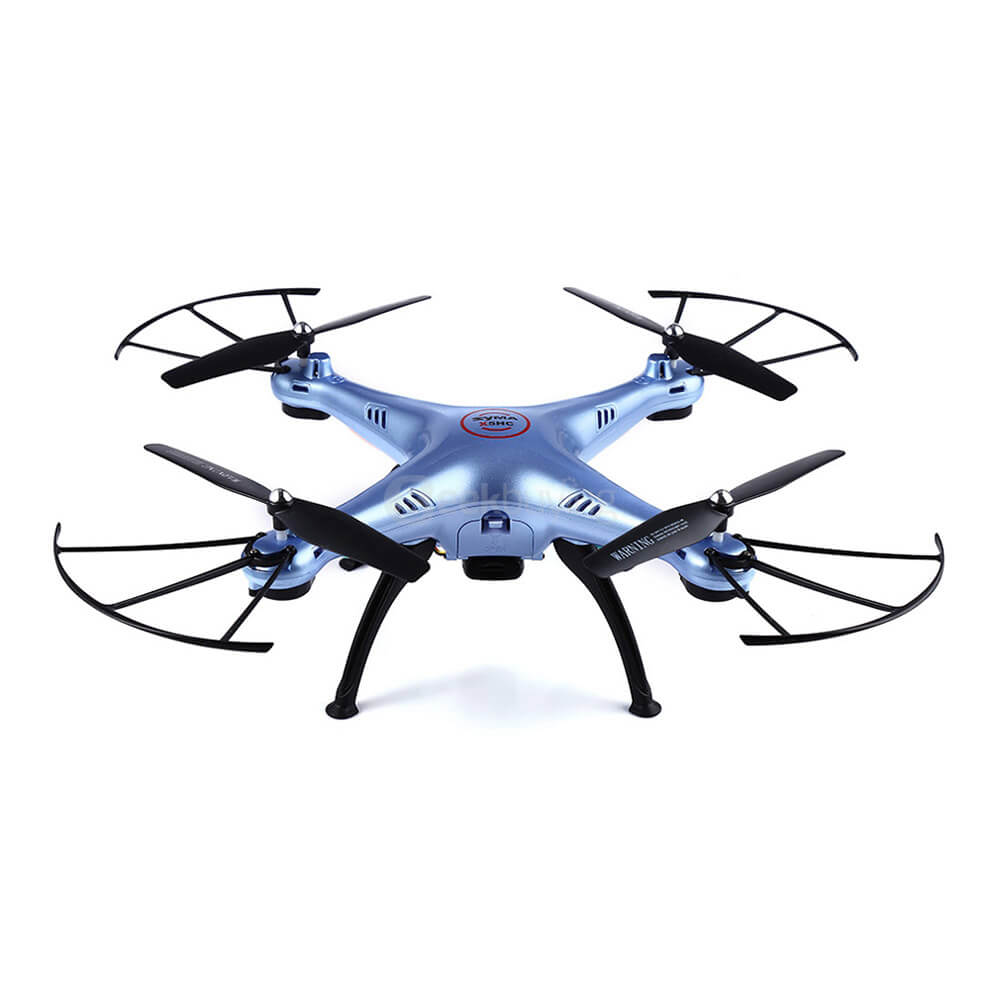Syma X5HC With 2MP HD Camera 3D Roll Altitude Hold Headless Mode 2.4G 4CH 6Axis RC Quadcopter RTF - Blue