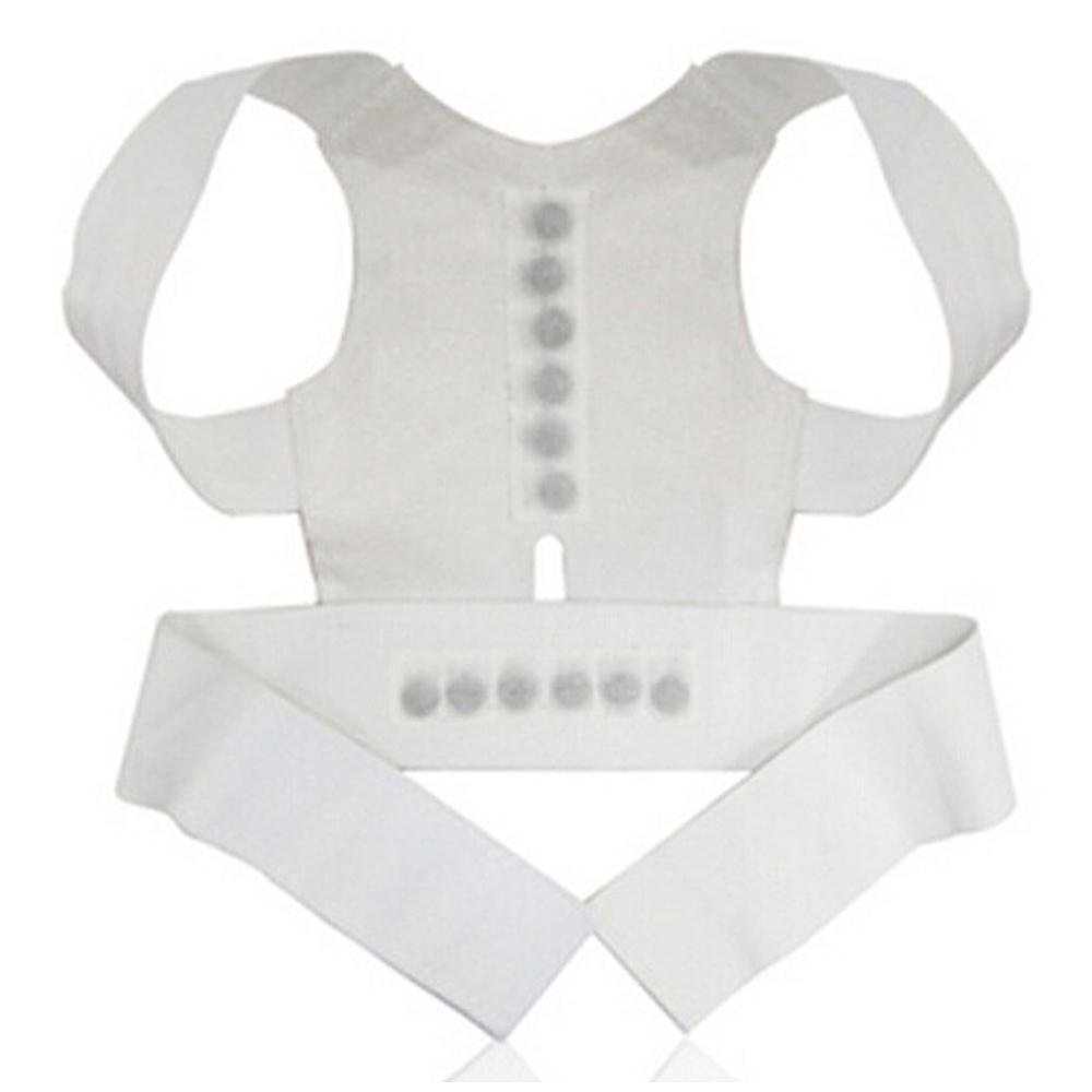 XL Magnet Therapy Posture Corrector Magnetic Shoulder Back Brace Adjustable Belt Vest for Man & Woman
