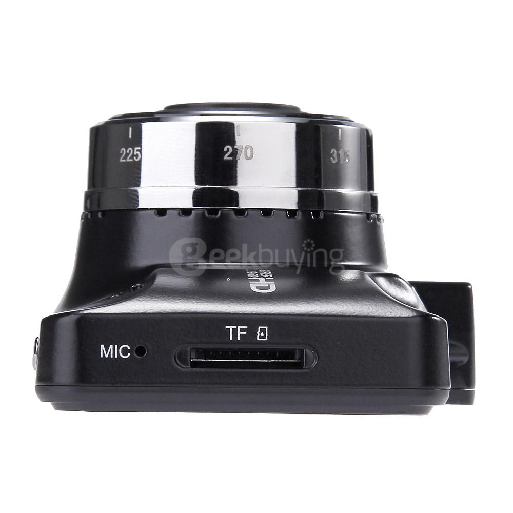 Blackview GS98C Ambarella A7LA70 2.7inch LCD Full HD Car DVR 2304*1296P 30fpc 178 Wide Angles Video Recorder with G-Sensor GPS - Black