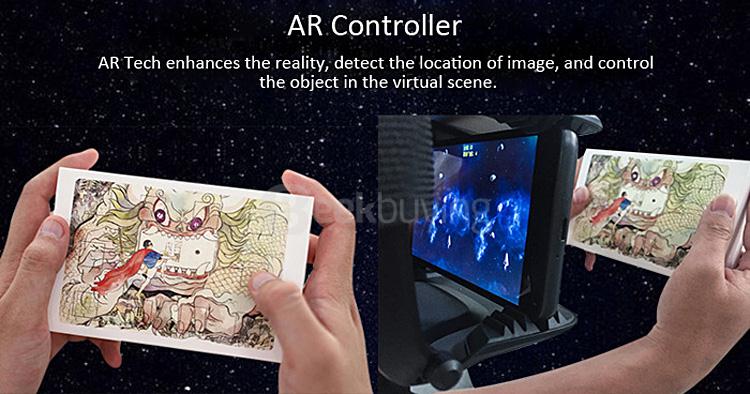 ANTVR Foldable 3D VR Virtual Reality Headset 100FOV IPD Adjustable Distortionless for 4.5-6.0inch Smartphones - Black